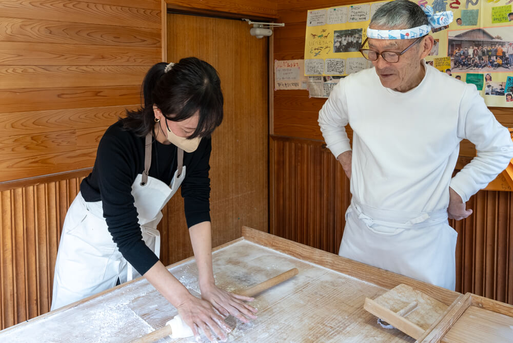 郁兵衛の手打ちうどん教室を体験！